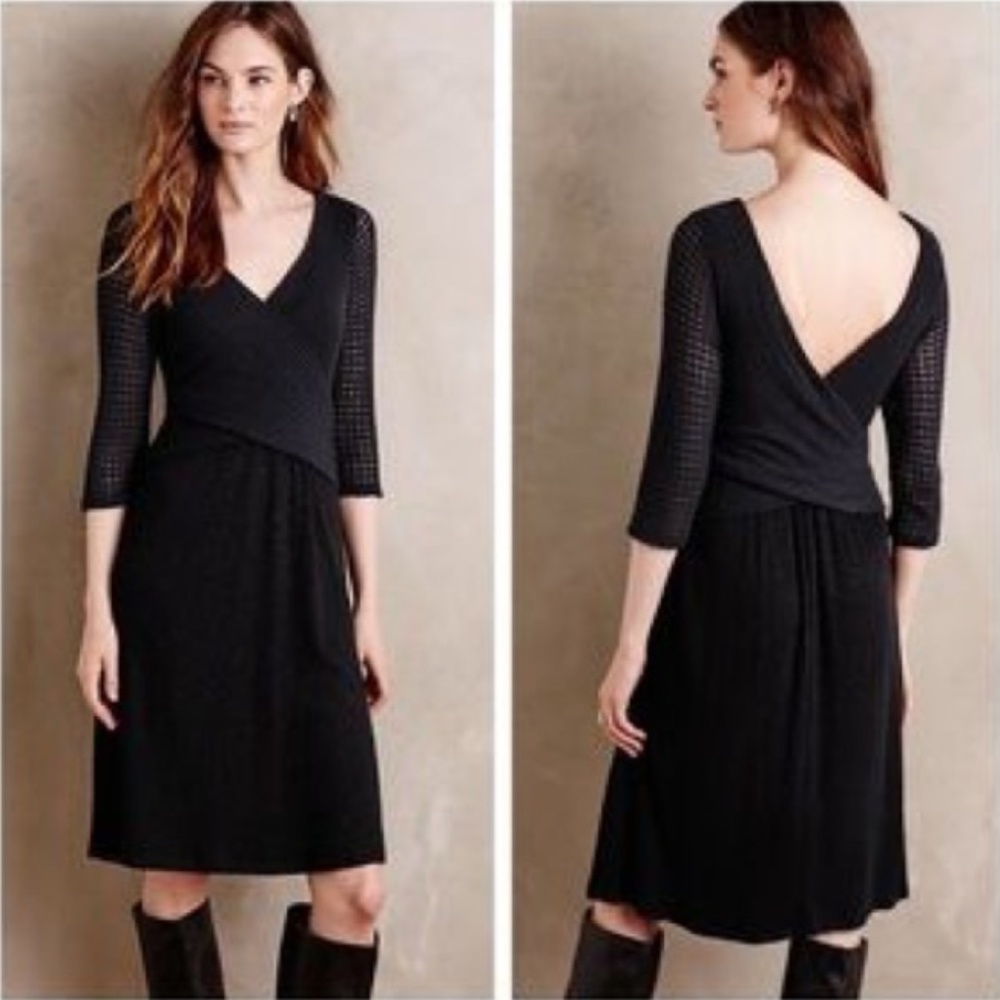 Anthropologie Fara Surplice dress